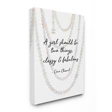 Greenwood (ms), united states home decor. The Stupell Home Decor Collection 16 In X 20 In Classy And Fabulous Fashion Quote With Pearls By Amanda Greenwood Canvas Wall Art Agp 188 Cn 16x20 The Home Depot
