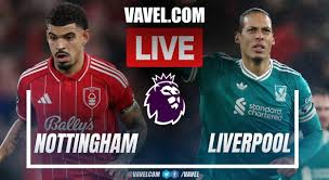 Nottingham vs Liverpool LIVE Score Updates in Premier League Match