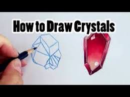 How to draw and color shapes step by step ⭐ drawings for kids. How To Draw Crystals And Gems Tutorial Tuesday Youtube