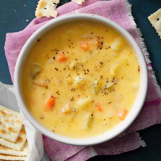 Classic Canadian Cheese Soup, AI generated