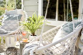 Check out our boho decor porch selection for the very best in unique or custom, handmade pieces from our wall hangings shops. Boho Porch Swings Reveal Small Front Porch Decorating Ideas Jessica Welling Interiors