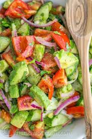 Cucumber Tomato Avocado Salad Avocado Salad Recipes Avocado Recipes Recipes