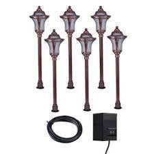 Portfolio 6 Light Copper Low Voltage Path Light Kit From Lowes To Put Around Bushes O Low Voltage Outdoor Lighting Led Outdoor Lighting Outdoor Lighting Kit
