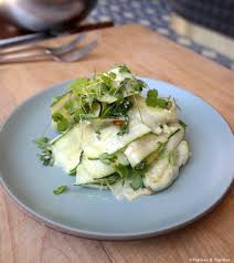 Salade De Courgettes Feta Et Citron Confit Recette Salade Courgette Salade Citrons Confits