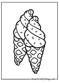 Some of the pages include activities too. Ice Cream Coloring Pages Updated 2021