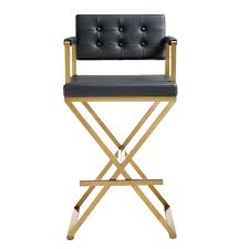 Black And Gold Bar Tov Furniture 30 In Direct Or Black Gold Steel Barstool Tov K3669 Bar Stools Furniture Furniture Direct