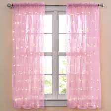 Curtains, drapes, and valances are window treatments that serve both a decorative and utilitarian function. 63 Pre Lit Rod Pocket Curtain Panel Pink Pink Sheer Curtains Panel Curtains Rod Pocket Curtain Panels