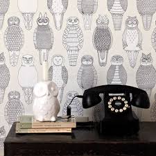 Owls Of The British Isles Wallpaper Owl Wallpaper Owl Decor Owl Wall
