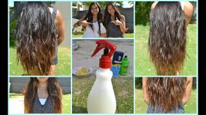 Yes you can lighten your hair from bottled lemon juice, but it only works with naturally blond hair to start with and it stings you eyes lots lol, also the longer you keep the lemon juice in. Diy Beach Sea Salt Lightening Hair Spray Youtube