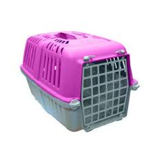 Mio Plastik Kapili Kedi Kopek Tasima Cantasi Pembe