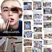 Givenchy Beauty gifted fans who attended today's Music Bank pre-recording  with the Rose Perfecto Shine Serum lipstick. It's the same lipstick Hyunjin  promoted in his last campaign, which became a best-seller thanks