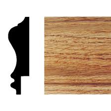 Custom chair rail moulding profiles and other hardwood species not listed are available upon request. Manor House 3 4 In X 2 3 4 In X 8 Ft Red Oak Wainscot Chair Rail Moulding Reviews Wayfair