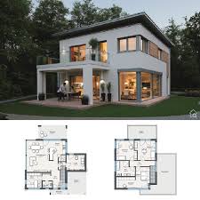 Two Floor House Plans Modern Contemporary European Minimalist Style Architecture Design Citylife Haus 700 Haus Architektur Haus Grundriss Architektur Haus