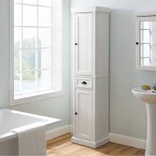 Did you scroll all this way to get facts about tall bathroom cabinet? Seaside Tall Linen Cabinet Distressed White Overstock 29380845