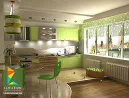ديكورات مطابخ مفتوحة على غرف المعيشة بتصميمات عصرية لوكشين ديزين نت Home Decor Interior Home