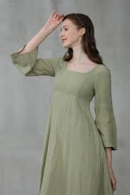 Lisianthus 14 Medieval Dress Linen Dress Linen Maxi Dress Long Linen Dress Medieval Dress