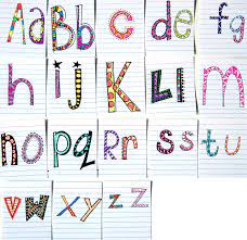 Drawing Block Letters, Doodle Letters & Playing With Negative Space