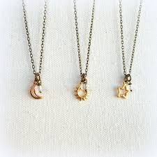 Best Friend Sun Moon Star Necklaces His And By Gypsytribejewelry Friend Necklaces Friend Jewelry Best Friend Necklaces