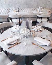 The Last Summer Whites This Is Glamorous Marble Dining Gold Dining Dining Table Marble