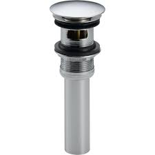 delta push pop up drain assembly in