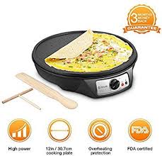 Heats Up Fast And Easy To Clean I Almost Use This More Than My Stovetop Can Use For So Much More Than Crepes Crepe Maker Pancake Maker Electric Pancake Maker