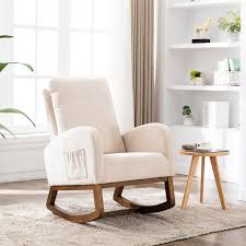 Dining benches with backrest upholstered rocking chairs. Esra Rocking Chair Glider In 2021 Upholstered Rocking Chairs Living Room Rocking Chairs Rocking Chair