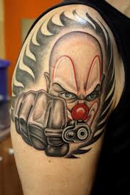 Maybe you would like to learn more about one of these? Pics Photos Gangster Clown Girl Tattoo Design Clown Tattoo Tattoos Tattoos For Women