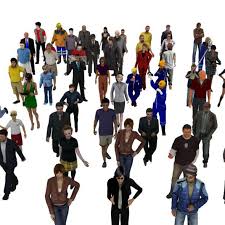 People Pack 55 People In 2020 People Poses 3d Model