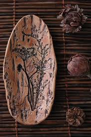 Kathy Boyland Textures In Clay Wall Art Ring Holder Ooak Fossil Like Seramik Kase