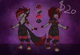 Black red Fox Adopt | PAYPAL CLOSED!!!! by Lightningbolt_Creator_Guardian  -- Fur Affinity [dot] net