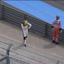 Mick schumacher, 16, was racing at the red bull ring in the formula 4 class when he was hit from behind and sent spinning into a wall. A Dejected Mick Schumacher After His Crash In Q1 Formula1
