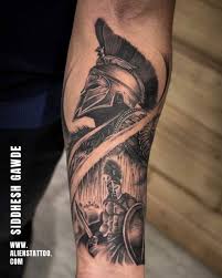 Painless and easy to apply. Spartan Warrior Tattoo Done By Siddhesh Gawde At Aliens Tattoo New Delhi Tattoodesigns