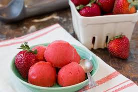 Spring Dessert Recipe Strawberry And Honey Sorbet Recipe Spring Desserts Spring Recipes Dessert Sorbet Recipes