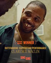 Congratulations to Gotham Awards WINNERS Outstanding Lead Performance  @KingOfBingo and Outstanding Supporting Performance @TheRealMr.Maclin 💜  #Repost @singsingmovie