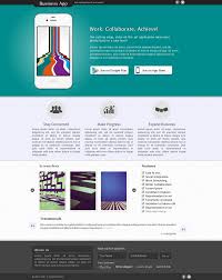Businessapp Landing Page For Android And Ios Apps Best Landing Pages Landing Page Web Development Design