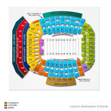 Vaught Hemingway Stadium 2019 Seating Chart