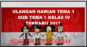 Soal ulangan harian kelas 4 tema 9 subtema 1 kekayaan sumber energi indonesia terdiri dari soal pilihan ganda, soal jawaban singkat dan soal uraian. Soal Ulangan Tema 1 Sub Tema 1 Kelas Iv Terbaru
