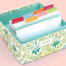 V A William Morris Recipe Box Aufraumen Und Putzen Haushalts Tipps Menuplanung