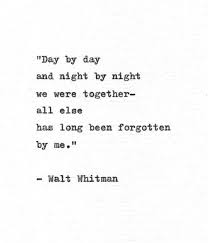 Walt Whitman Hand Typed Quote We Were Together Etsy In 2021 Whitman Poems Walt Whitman Poems Walt Whitman Quotes