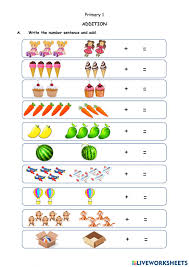 addition online exercise for grade 1