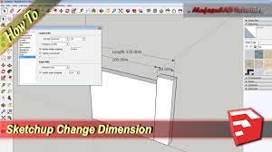 However, object snap is nevertheless important to model dimensions: Sketchup How To Change Dimension Youtube