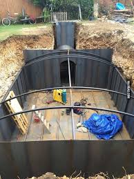 Make a landscape design for your back yard using smartdraw's landscape templates. How To Build An Underground Bunker On Budget Underground Shelter Man Cave Home Bar Underground Homes