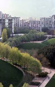 Corajoud Parc Grenoble Villeneuve 07 Landshaft Landshaftnaya Arhitektura Park