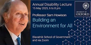 Annual Disability Lecture: Building an Environment for All Tickets, Thu,  May 15, 2025 at 6:00 PM