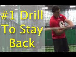 1 Drill To Stay Back In Baseball Hitting For Youth Players Baseball Hitting Baseball Drills Baseball Workouts