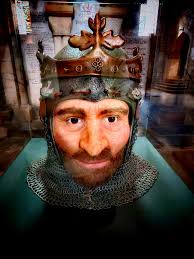 A plaster cast of king Robert the Bruce of Scotland's skull