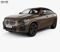 Bmw X6 M Sport 2020 3d Model From Hum3d Com Bmw X6 3d Model Car 3d Model
