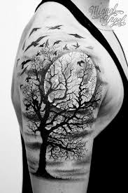 Wings tattoo ideas and their meanings. 8 Full Moon Tattoos Ideas Tattoos Nature Tattoos Tree Tattoo