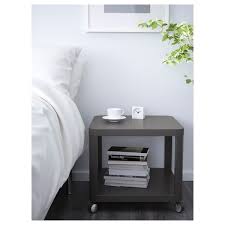 Tingby طاولة جانبية على عجلات رمادي 50x50 سم Ikea