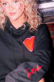Hey Heart" Black Sweatshirt